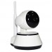 H.264 1.0MP HD 720P IP Camera P2P Pan IR Cut TF Card WiFi Network IP Security System With Wireless Alarm Detector