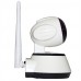 H.264 1.0MP HD 720P IP Camera P2P Pan IR Cut TF Card WiFi Network IP Security System With Wireless Alarm Detector